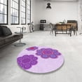 thumbnail image 3 of Ahgly Company Indoor Rectangle Patterned Blossom Pink Area Rugs, 5' x 7', 3 of 6
