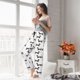 thumbnail image 5 of Fotbe Dachshund Dog Puppy Pantalones de Pijama para Mujer, Pantalones de Dormir, Pantalones Pj con Cordón y Bolsillos-3X-Large, 5 of 6
