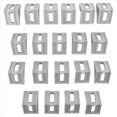 thumbnail image 1 of 20Pcs 4040 Aluminum Corner Brackets 40 X 35 Connector Fastene, 1 of 5