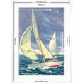 thumbnail image 5 of Art.com Fore-Deck Man, Yacht Racing Art Print, White Frame Wall Art, 21" x 29", 5 of 5