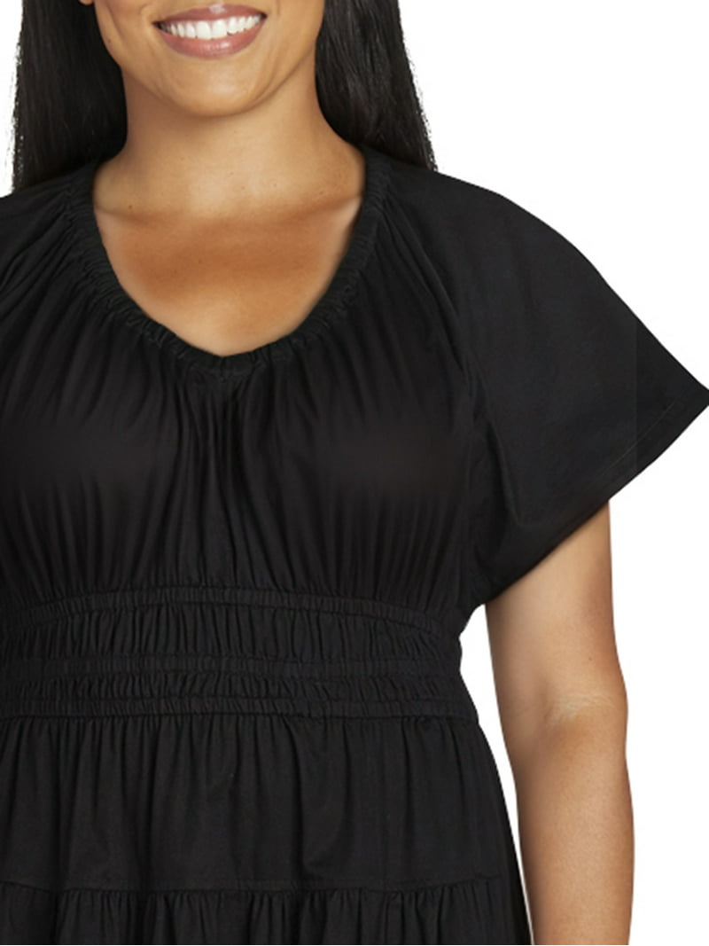 chinese dress ladies The Assembly Line V-neck Dress – The Fold Line main image 0