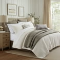 thumbnail image 2 of Levtex Home - Loden Quilt Set - Full/Queen Quilt and Two Standard Shams - Textured Waffle - Cream - Quilt (88x92in.) and Shams (20x26in.) - Reversible - Cotton, 2 of 5