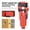 Orange, variant on Door Mortise Tool, Wenini Precision Door Lock Installation Jig 1-3/4" 1-3/8" Thick Door, Adjustable Mortise Template for Door Hardware Lockset Installation with 2.2in Blade, Red