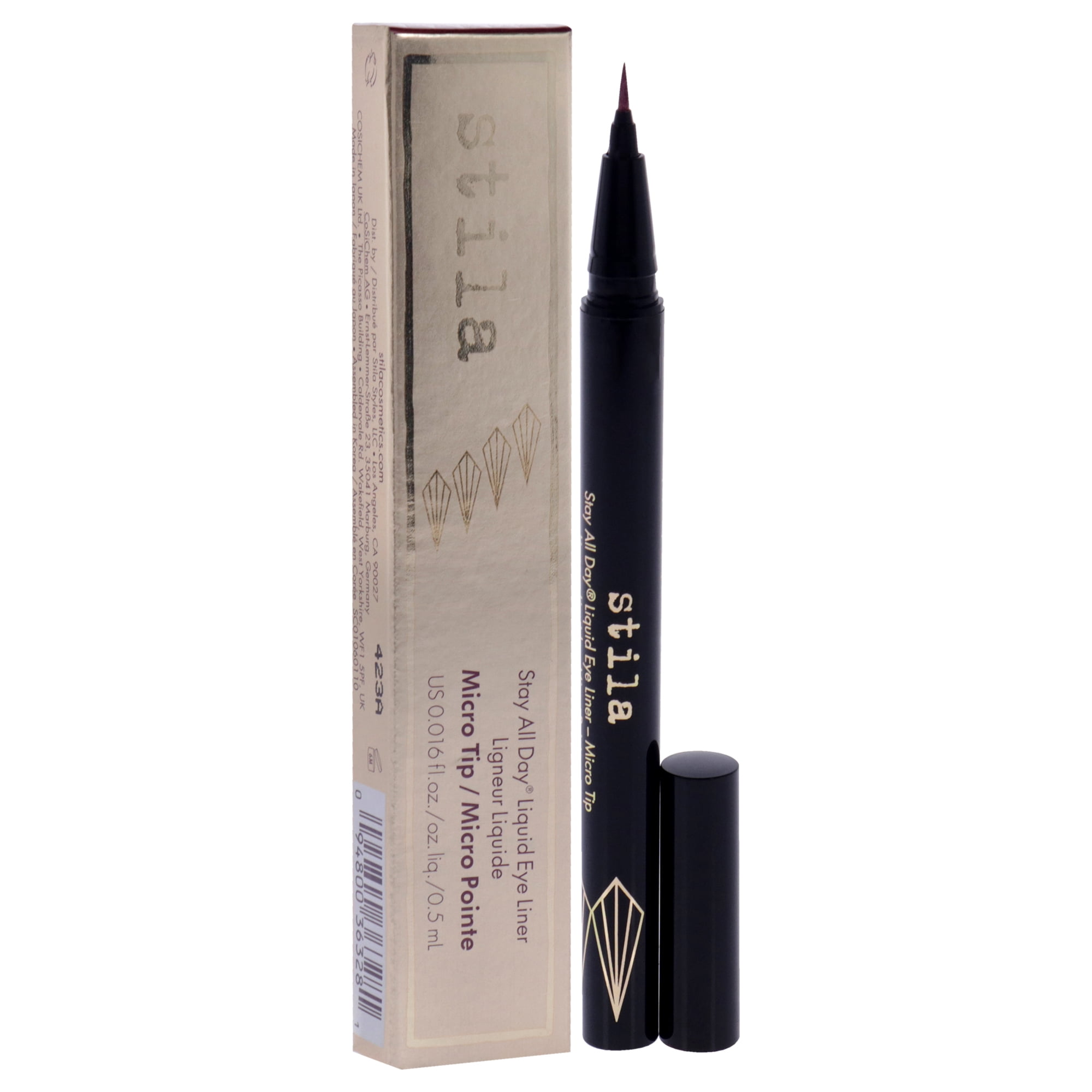 Stila Stay All Day Liquid Eye Liner Micro Tip - Shimmering Garnet , 0.016 oz Eyeliner