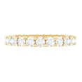 thumbnail image 5 of Rosec Jewels Moissanite Eternity Ring for Women - Certified Moissanite Wedding Band - D-VS1 Quality - with Jewelry Box, 10K Yellow Gold, US 12.00, 5 of 9