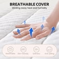 thumbnail image 4 of Queen Mattress 12 inch, Hybrid Queen Size Mattress in a Box with Upgrade Innerspring, Black, 4 of 8