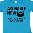 thumbnail image 4 of Inktastic Adorable Now...wait Till I Have a Beard Like Dad Boys Baby Bodysuit, 4 of 5