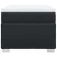 thumbnail image 2 of vidaXL Box Spring Bed with Mattress Black Twin XL Faux Leather, 2 of 5