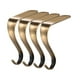 thumbnail image 5 of 4 Piezas Soportes para Medias Macarena Ganchos de Navidad Bronce, 5 of 8
