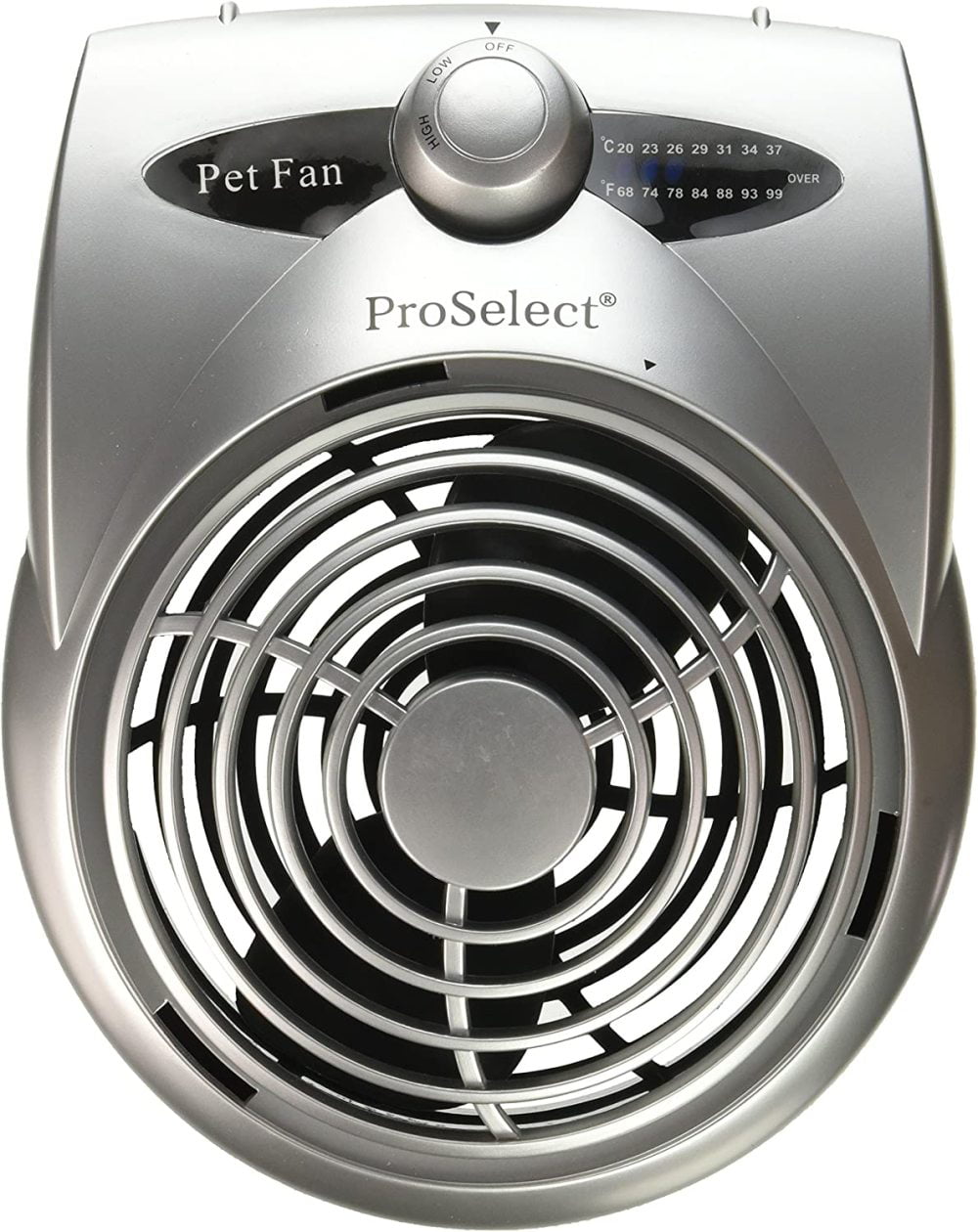 Cool Pup Crate Fan 8x6.25x2.5” in Size Quiet Battery Fan Keeps Dogs & Cats Cool with Built-in Thermometer 