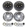 thumbnail image 1 of LIBRA Trailer Hub Drum Kits 8 on 6.5" B.C. w/ 12"x2" Hydraulic Free Backing Marine Brakes for 7000 Lbs Axle, 1 of 1