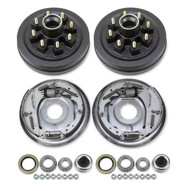 LIBRA Trailer Hub Drum Kits 8 on 6.5" B.C. w/ 12"x2" Hydraulic Free