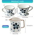 thumbnail image 4 of Ceramic Coffee Filter Funnel Pouring Over Coffee Dripper Home Brewing Essential, 4 of 16