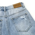 thumbnail image 5 of KIDSCOOL SPACE Girls Flare Jeans,Little Big Girl Ripped Wide Leg Soft Denim Pant,4-5 Years, 5 of 6