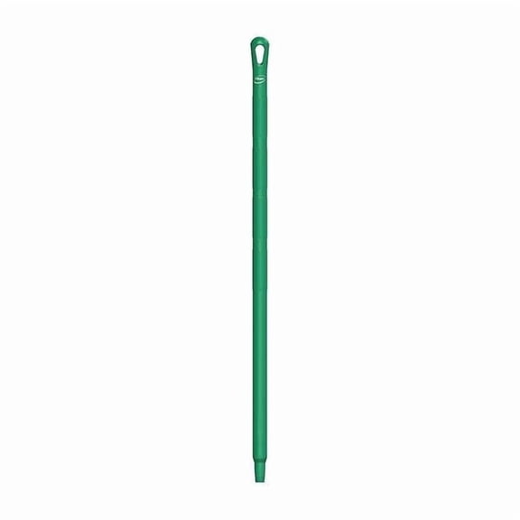 Vikan Color Coded Handle, 1 1/4 in Dia, Green, Polypropylene 29682