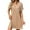 Khaki, variant on Summer Fashion Dresses for Women 2024 Plus Size Solid Color Loose Fitting Dress