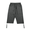 thumbnail image 4 of PEASKJP Sweatpants for Men Casual Zipper Gym Workout Sweatpants Pockets, Gray M, 4 of 5