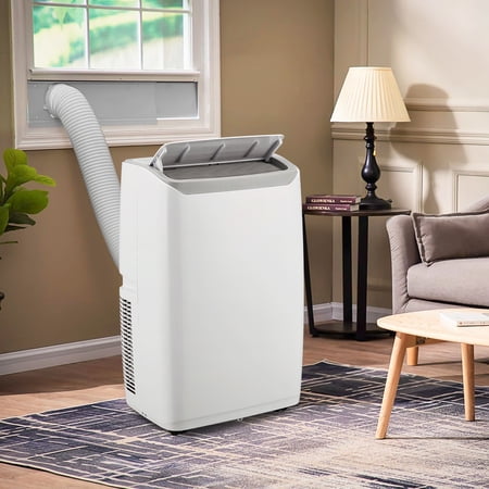 12000 BTU Portable Air Conditioner, 3 in 1 Quiet Cooling Fan Dehumidifier with Remote Control, 24H Timer Sleep Mode, Energy Saving Standing AC Unit