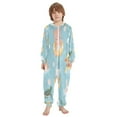 thumbnail image 2 of Soft Big Kids Onesie Pajamas Cozy Loose-Fit Jumpsuits for kids with Pockets for Christmas Lounge & Play Cute Summer Animals Pattern, 2 of 8