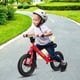 thumbnail image 2 of Costway Bicicleta de equilibrio para niños pequeños de 30 cm, sin pedales, con neumáticos de goma inflables, color rojo, 2 of 4