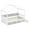 White, variant on Costway Twin Size House Bed Wooden Platform Bed Frame with Roof & 14 Storage Cubes White