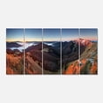 thumbnail image 2 of Red Mountain Sunset Panorama - Landscape Artwork Canvas, 2 of 3