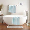 thumbnail image 3 of Toalla de baño de fibra de bambú premium tamaño adulto 140x70cm Toalla de baño de lujo absorbente suave y agradable para la piel para el salón de belleza en el hogar Spa 400 g Toalla de baño de lujo, 3 of 5