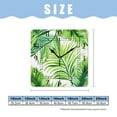 thumbnail image 2 of 12 Inch Wall Clock Battery Operated Square Clock Decorative for Office, Kitchen, Outdoor, Living Room，Watercolor Palm Tree Leaves Summer Green Creative, 2 of 4