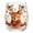 #Reindeer A, variant on 2D Christmas Glass Cup, Festive Printed Holiday Drinkware with Santa Snowman Reindeer or Christmas Tree, Clear Glass for Winter Parties, Dinner Tables and Christmas Gifts