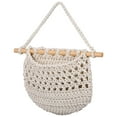 thumbnail image 4 of SWETRACE Vegetable Hanging 2Pcs White Cotton Round Wall Hanging Storage Bohemian Home, 4 of 8