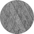 thumbnail image 1 of Ahgly Tapis Rond Lavable en Machine Intérieur Transitionnel Gris Cendré, 6 Pieds Rond, 1 of 7