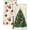Christmas Tree, variant on Flour Sack Christmas Kitchen Towels - Christmas Floursack Kitchen Towels 18x26 Inch 2pcs Decorative Xmas Theme Dish Towel for Holiday Cute Designs with Xmas Tree for Gifting