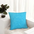 thumbnail image 6 of Pofeuu Sky Blue Glitter Print Double-sided plush pillowcase Square Throw Pillow Covers Pillows Cover for Living Room Bedroom Sofa Couch Cushion Cover（No pillow core）-12"x12", 6 of 7