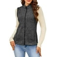 thumbnail image 2 of a.Jesdani Womens Fleece Vests lightweight Soft Fleece Vest Zip Jackets with Pockets M-3XL, 2 of 11