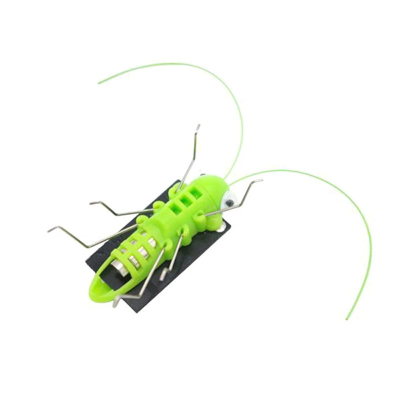 Solar grasshopper  Powered  Robot Toy required Gadget Gift solar toysB^KN 