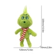 thumbnail image 4 of Muñeco Peluche Navideño Dibujos Animados Lindos Regalos Navidad para Bebés Y (bufanda Grinch), 4 of 9