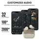 thumbnail image 5 of TOZO A1 2024 New Upgraded Wireless Earbuds, Bluetooth 5.3 in Ear Headphones Light-Weight, Support APP EQ Setting, Stereo Sound Headset Longer Playback with Charging Case Waterproof, Khaki, 5 of 5