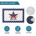 thumbnail image 5 of Independence Day U.S. Flag Placemats Set of 6,Wipeable Washable Table Mats for Dining Tables, White Stars on Blue Place Mats for Kitchen Event Party Tabletop Decor, 5 of 9