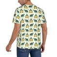 thumbnail image 2 of Picia Cartoon Turtles Pattern Mens Polo Shirts Quick Dry Short Sleeve Golf T Shirt Performance Moisture Wicking Casual Workout Baseball T-shirt-Medium, 2 of 7
