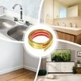 thumbnail image 6 of Uxcell Wall Corner Protector Trim Molding, 0.79 inch x 3.2ft Peel and Stick, Gold, 6 of 6