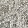 thumbnail image 2 of Fabric Mart Direct Cream Jacquard Velvet Fabric By The Yard, 54 inches or 137 cm width, 1 Yard Cream Jacquard Fabric, Gray & Paisley Damask Geometric, Upholstery Drapery Curtain Wholesale Fabric, 2 of 8