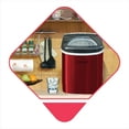 Frigidaire 26 lb. Countertop Ice Maker EFIC117SS, Red Stainless Steel
