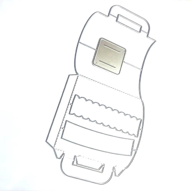 Wosthever Molde de grabado para álbum de recortes DIY, molde para cuchillos de acero al carbono, molde para cuchillos de acero al carbono, molde para Artesanía Wosthever HA019885-00