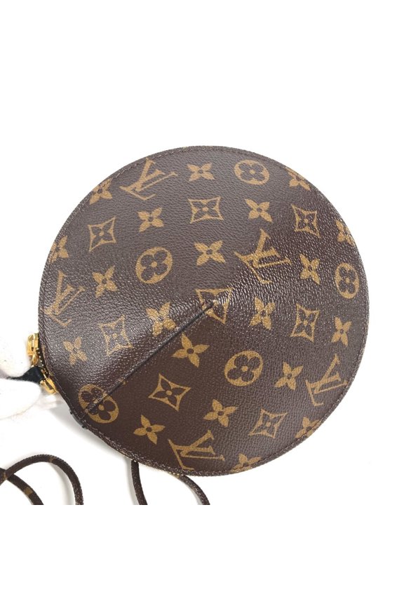 Pre-Owned LOUIS VUITTON M44592 Monogram Tupi Bag Pouch Shoulder Handbag Canvas Women's Brown...