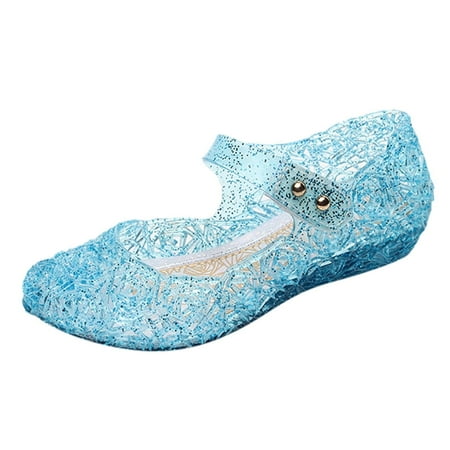 

2024 New Princess Sandals Kids infant Girl Shoes Size 11 Wedge Party Girls Jelly Toddler Light Up Shoes Girls Cosplay Dance Toddler Shoes Toddler 10 Shoes Girls Baby Shoes