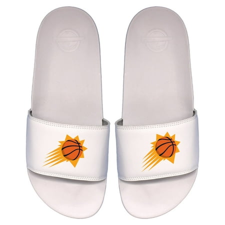 

Men s ISlide White Phoenix Suns Primary Logo Motto Slide Sandals