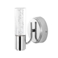 thumbnail image 3 of JONATHAN Y Bolha 5.5" 1-Light Minimalist Modern Bubble Acrylic/Iron Integrated LED Vanity Light, Chrome, 3 of 9