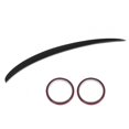 thumbnail image 2 of FLAMEEN Car Trunk Spoiler,Carbon Fiber Look For Style High Kick Trunk Lid Spoiler Fit For ‑Benz E‑Class W213 2017‑2020,Trunk Lip, 2 of 8