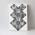 thumbnail image 2 of Custom Canvas Prints White Black Minimslist Fashion Personalized Photo Image Collage DIY Framed Kit Wall Art Picture Room Decor 16x20 inch, 2 of 7