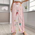 thumbnail image 2 of Christmas Style Printing Pajama Pants Loose Pajamas Female Breathable Home Trousers Leisure Sleeping Pants Large Size, 2 of 6